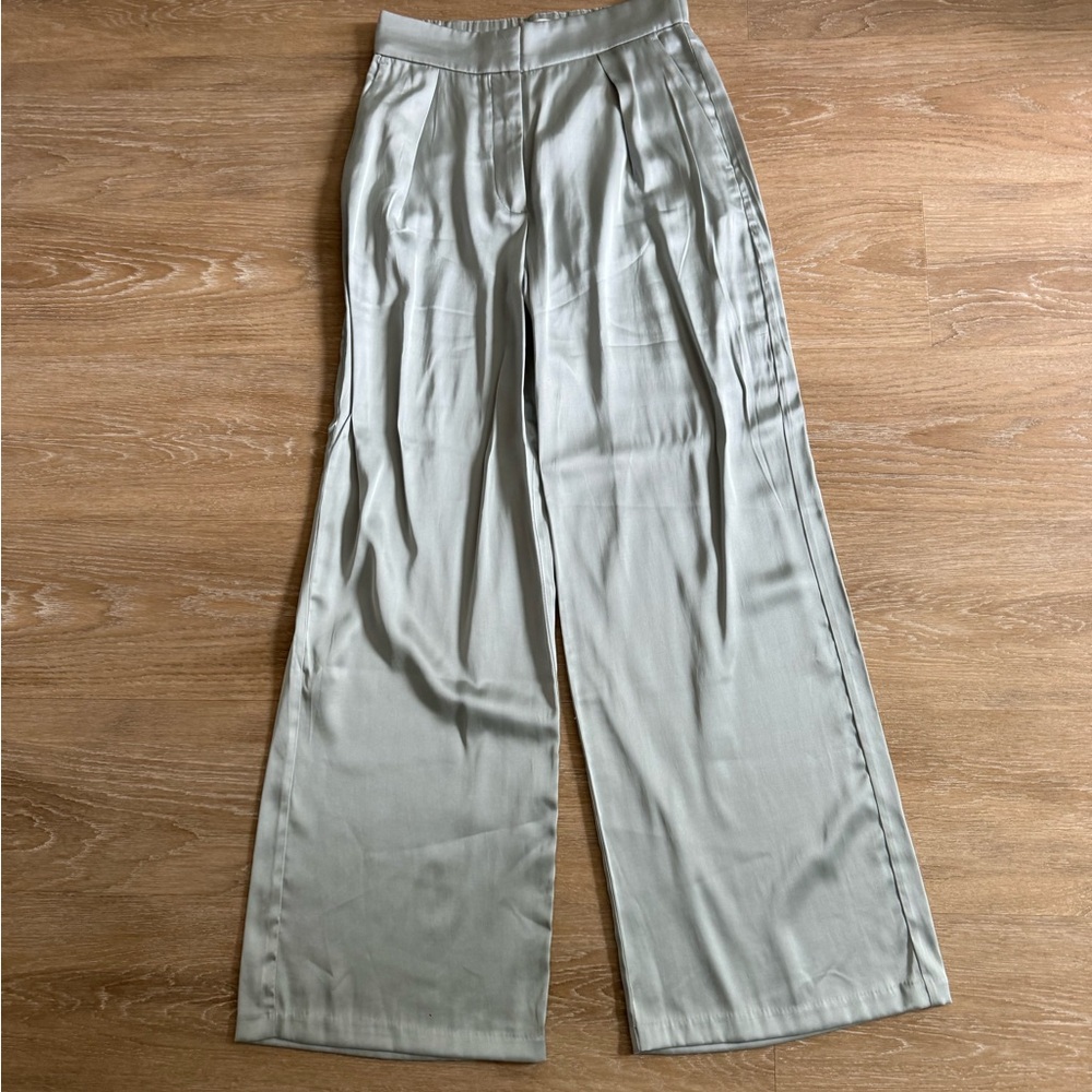 Wide legged silk dress pants - Picture 1 of 1